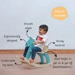 ⁦حصان هزاز - أصفر⁩ - الصورة ⁦4⁩