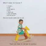 ⁦حصان هزاز - أصفر⁩ - الصورة ⁦6⁩